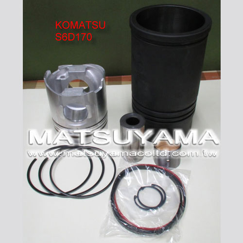小松柴油引擎汽缸套總成-Komatsu-S6D170