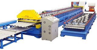 Roofing Corrugated Sheet Roll Forming Machine-SF-400L型(固定式) /SF-400CL型(交換臺式)