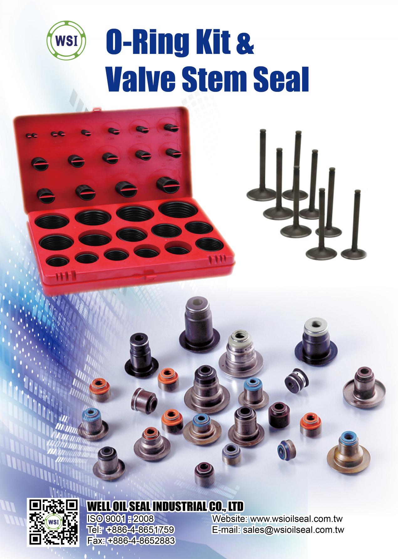 WSI O-Ring Kit & Valve Stem Seal-WSI O-Ring Kit & Valve Stem Seal