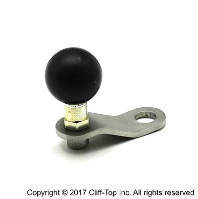Cliff-Top 10mm Hole and 1-Inch Ball Mounting Base