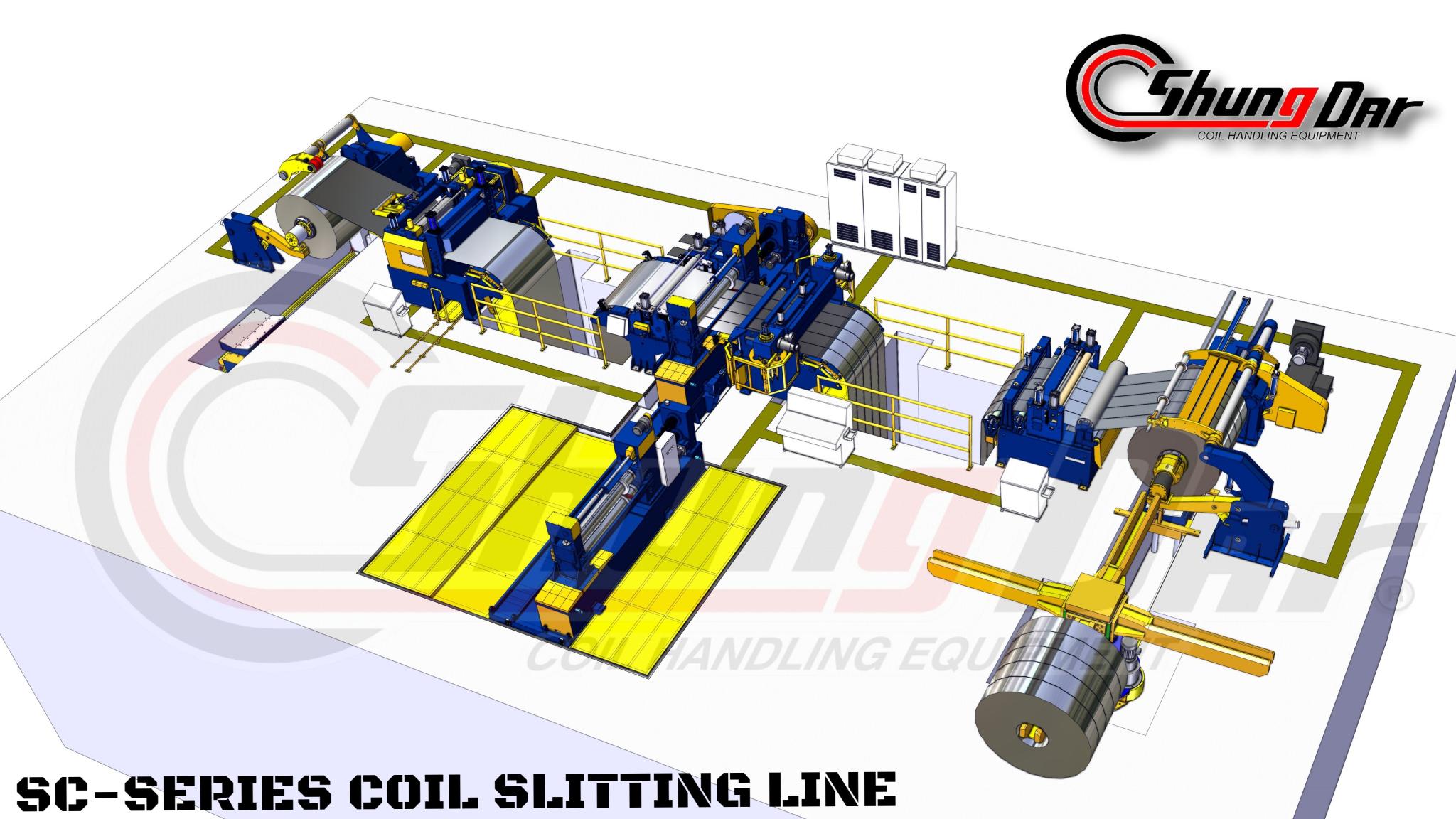 Steel slitting line-鋼卷自動化分條線