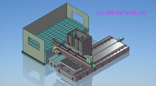 動柱式深孔加工機-GD-3000 HMXL / NC