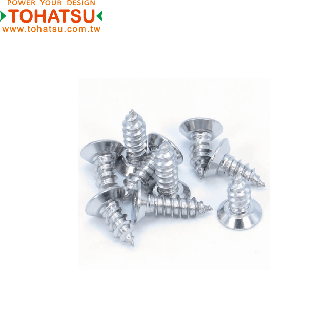 Countersunk head Phillips self-tapping screws (Material: SUS304)
