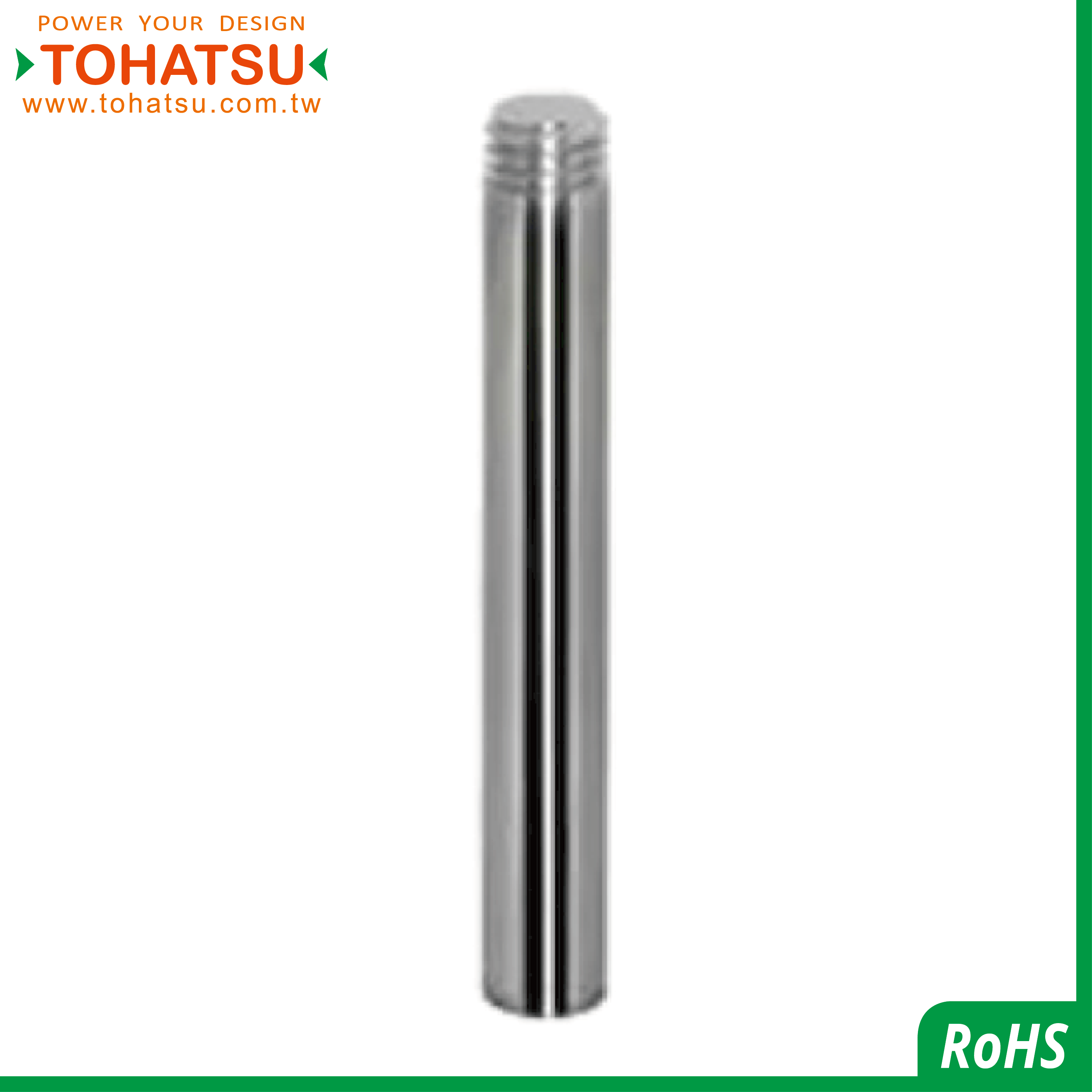 Precision Linear Shafts (One End Male Thread-Thread Diameter Equal to Shaft Diameter Type)