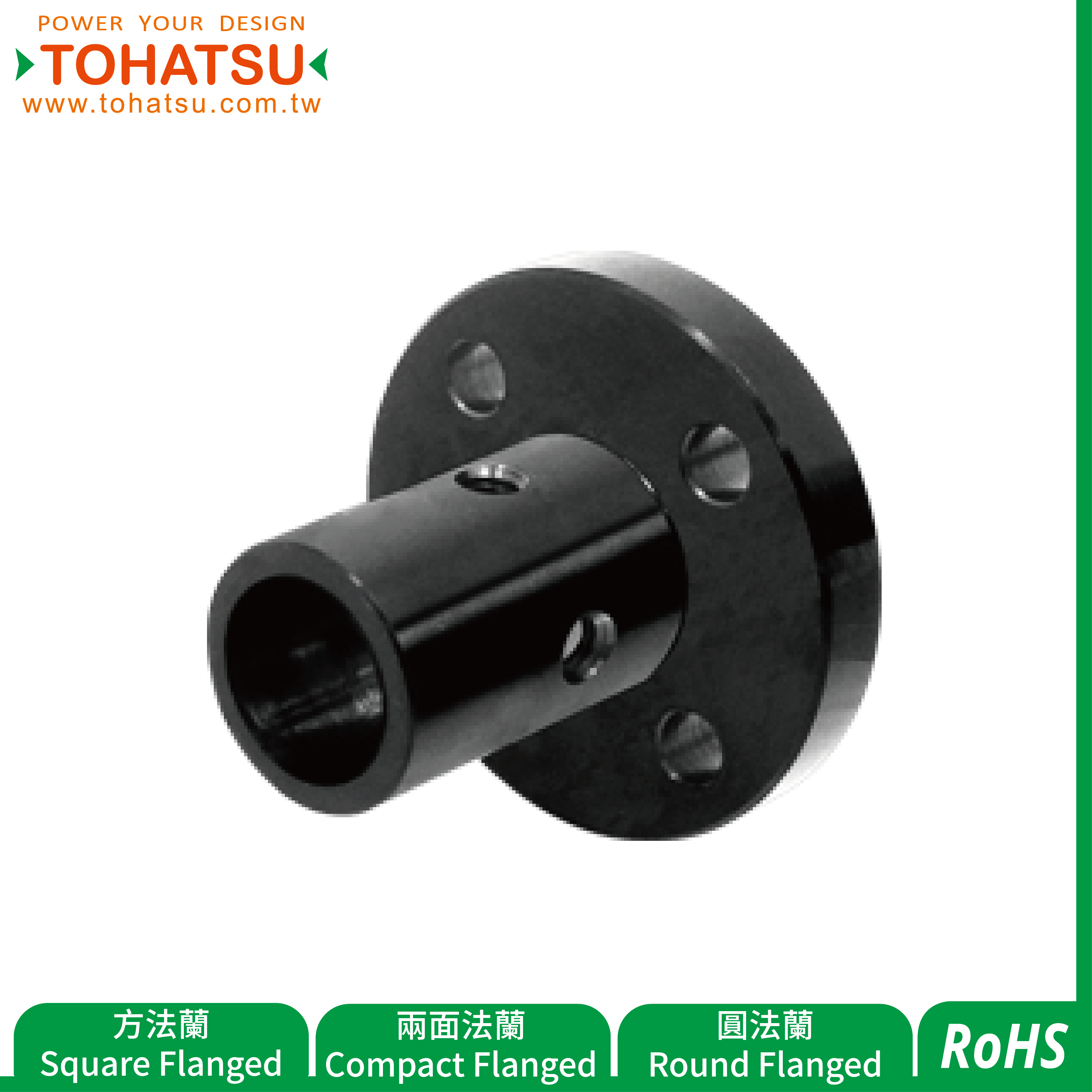 Holders for Shaft (Thicker Sleeve Type／Long Sleeve Type-with Through Mounting Holes)-GKT009