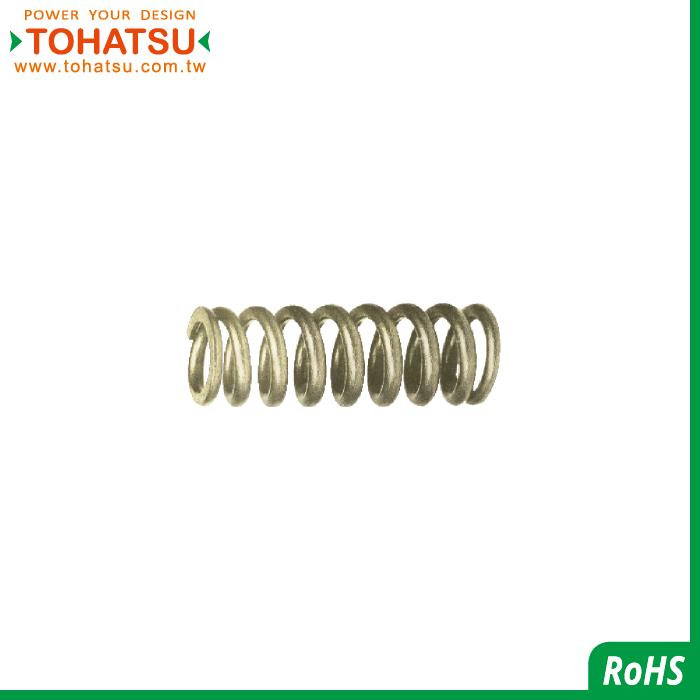Round wire spring (material: SUS304, compression 75%)