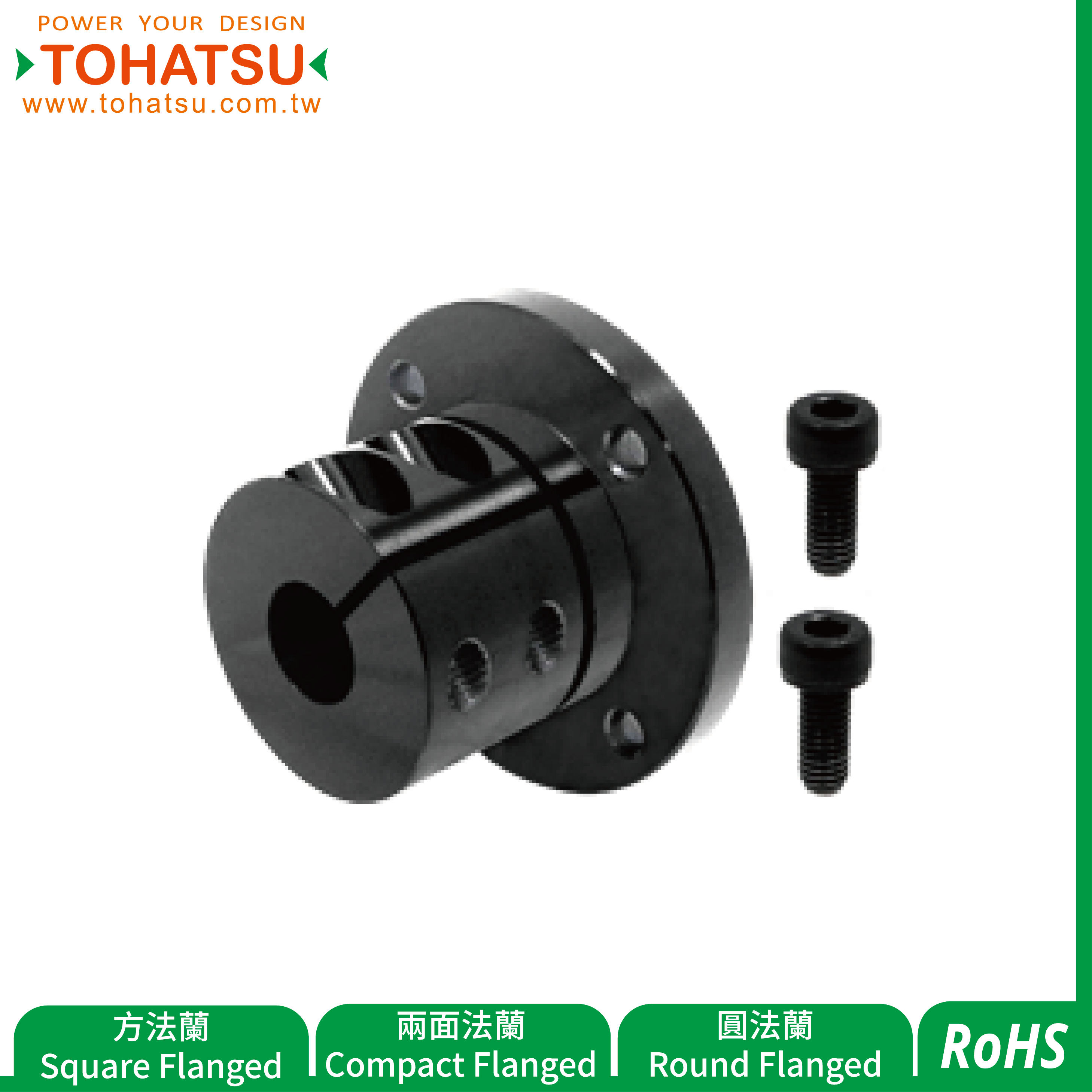 Holders for Shaft (Silt Type／Long Standard Type-With Through Mounting Holes)-GKT013