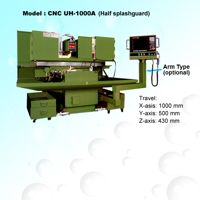  CNC床型強力萬能銑床-CNC UH-1000A