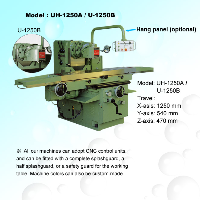 Bed-Type Universal Milling Machine-UH-1250A/U-1250B