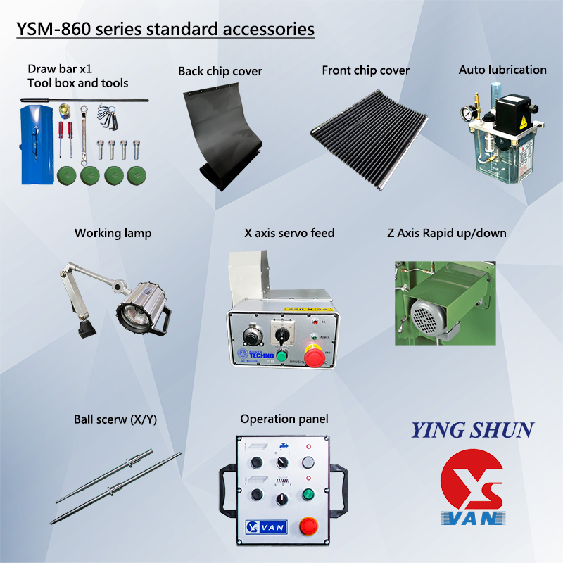 Vertical Turret Milling Machine-YSM-860 SERIES