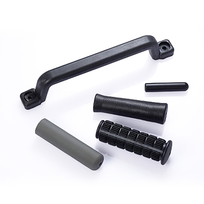 Rubber and plastic handle, elbow bend pipe