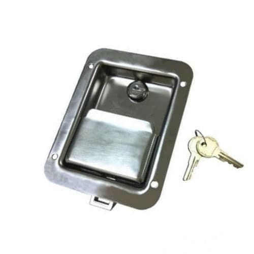 Locking Small Paddle Latch Stainless Steel Polished	
