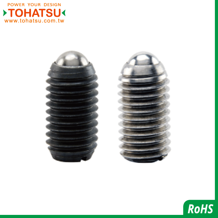 Ball plungers (Material: Steel／SUS303) (slotted)-MBP SMBP
