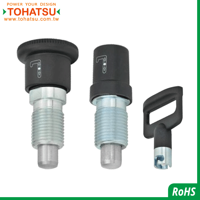Index Plungers (material: steel) (pin extension type)