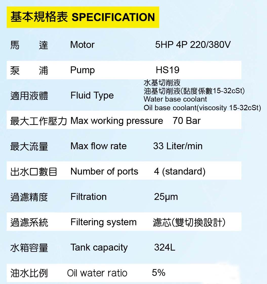 CTS中心出水系統-SS70-300L