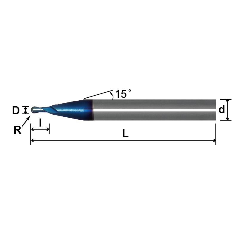 MSB2 (Ball Nose),2 Flutes MSB2 (Ball Nose),2 Flutes