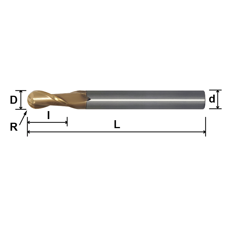 SLB2/MLB2/LLB2(Ball Nose,Long Shank),2 Flutes SLB2/MLB2/LLB2(Ball Nose,Long Shank),2 Flutes
