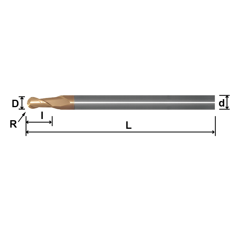 SLB2/MLB2/LLB2(Ball Nose,Long Shank),2 Flutes SLB2/MLB2/LLB2(Ball Nose,Long Shank),2 Flutes