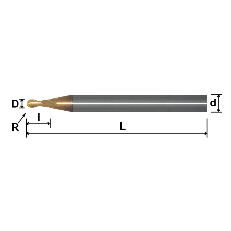 SLB2/MLB2/LLB2(Ball Nose,Long Shank),2 Flutes SLB2/MLB2/LLB2(Ball Nose,Long Shank),2 Flutes
