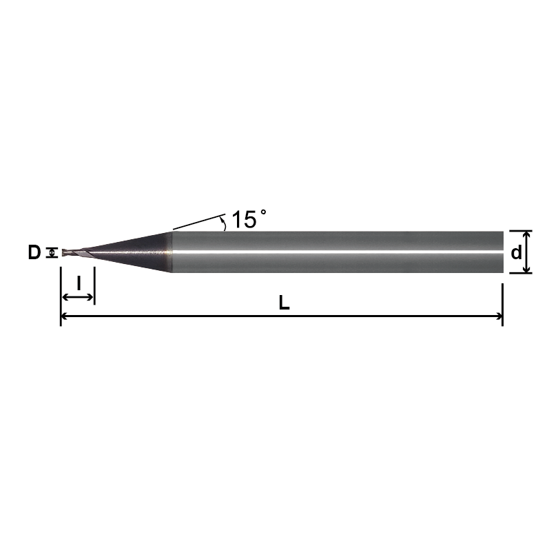 MSE2 (Flat End Mill),2 Flutes Decimal Diameter MSE2 (Flat End Mill),2 Flutes Decimal Diameter