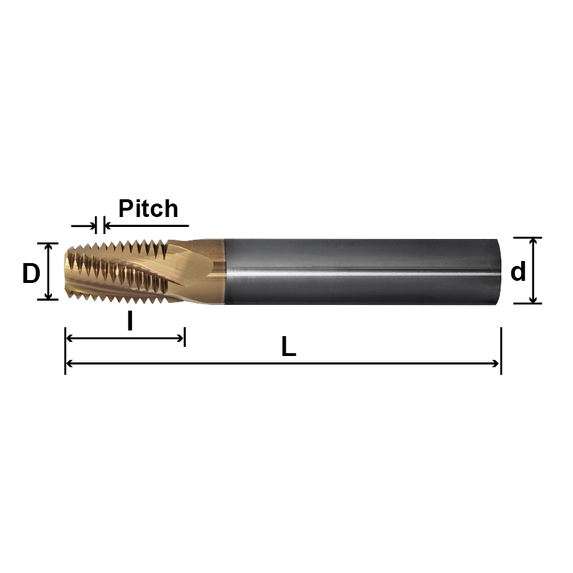 VUC Tungsten Carbide Thread Milling Tools-NPT/NPTF(Internal/External) VUC Tungsten Carbide Thread Milling Tools-NPT/NPTF(Internal/External)