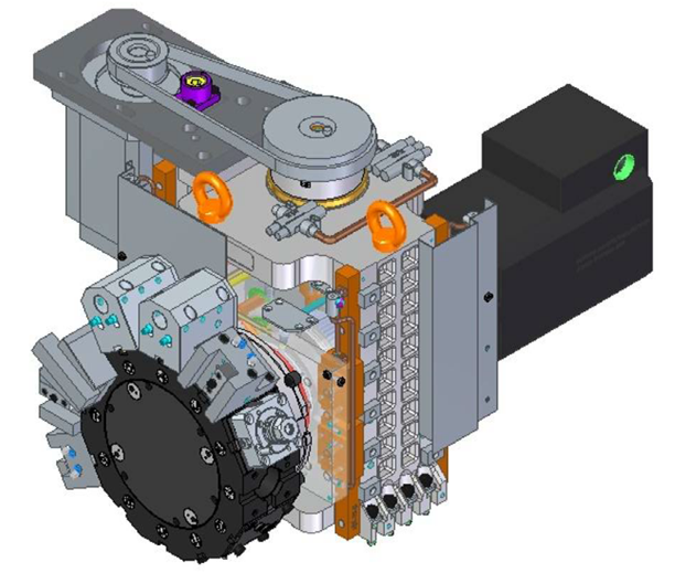 BMT／Radial／Driven turret with Y axis (central mount)-494 series