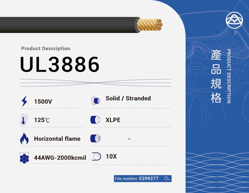 XLPE Insulated Cable – UL3886 XLPE Insulated Cable – UL3886
