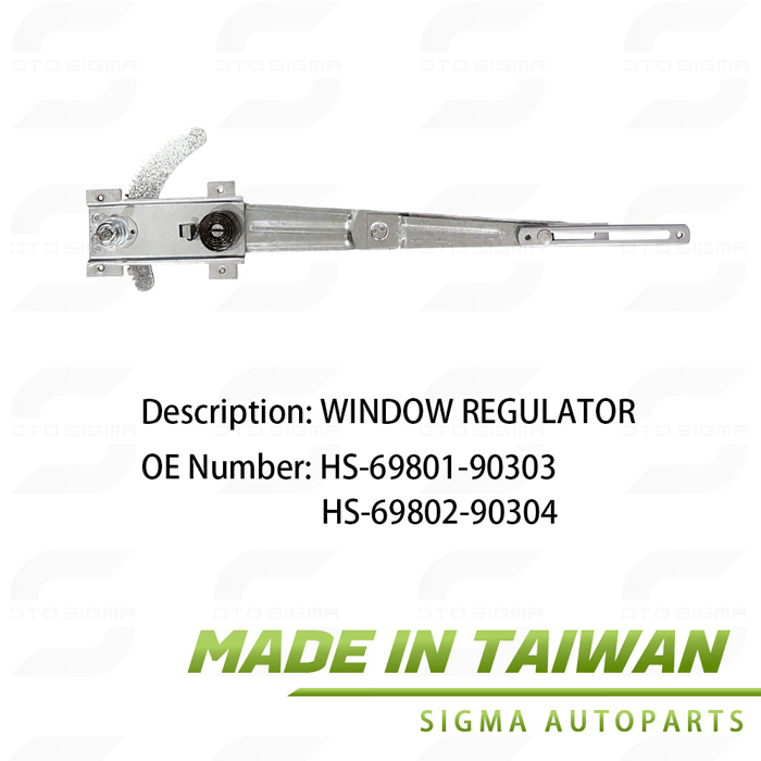 Window regulators LH For Toyota-OE:69801-90303 Window regulators LH For Toyota-OE:69801-90303