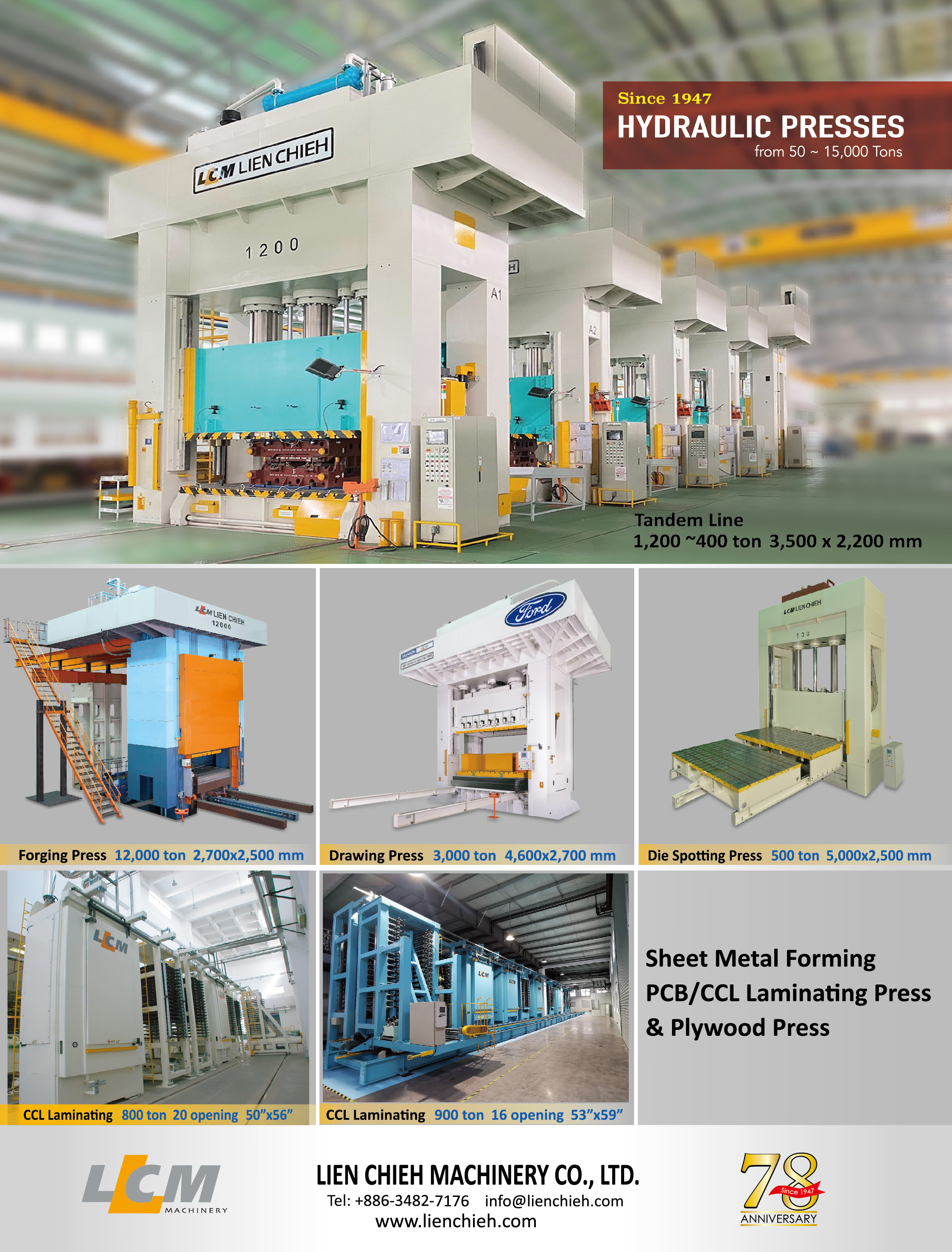 LIEN CHIEH MACHINERY CO., LTD.