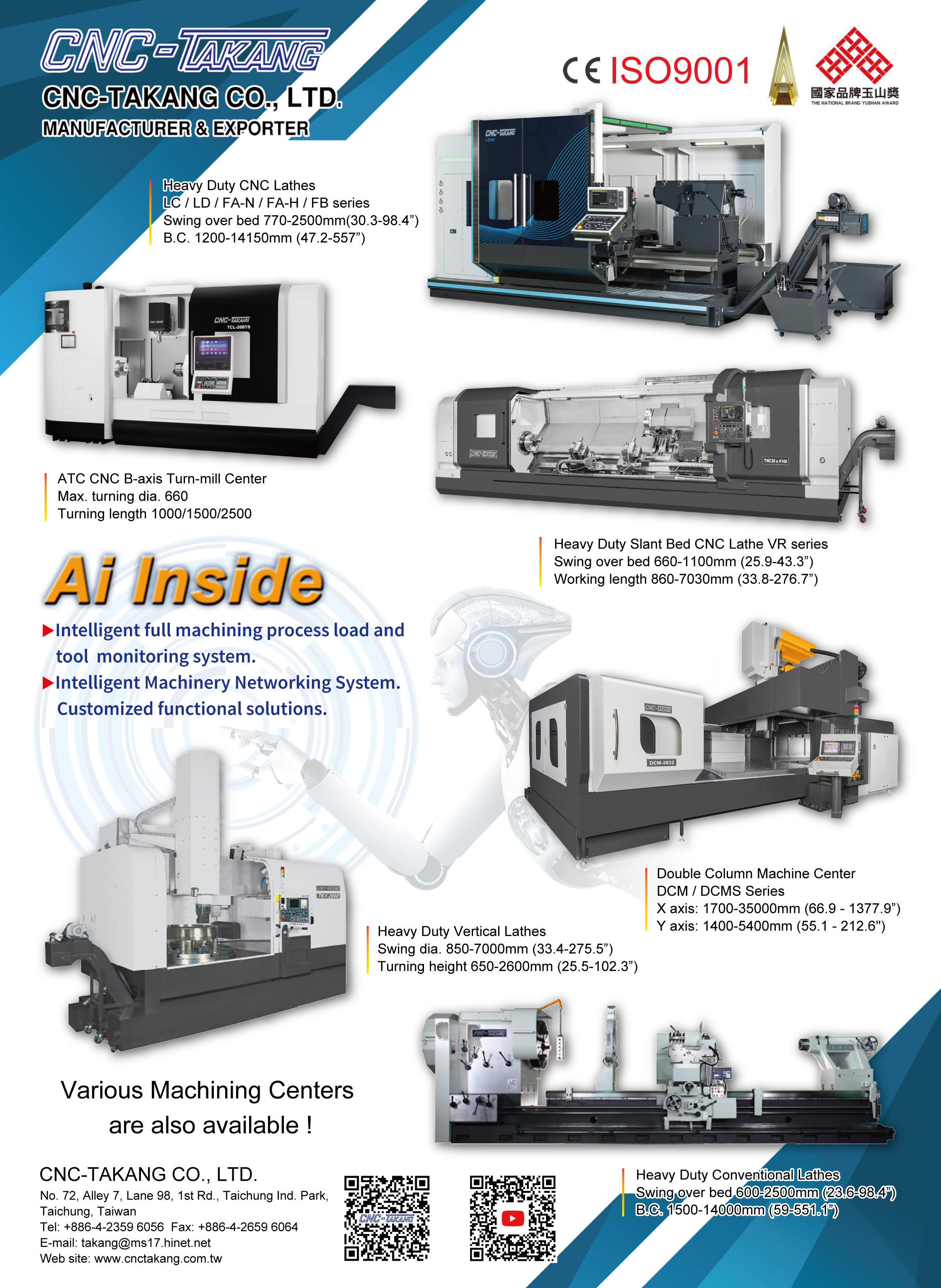 CNC-TAKANG CO. LTD. CNC-TAKANG CO. LTD.