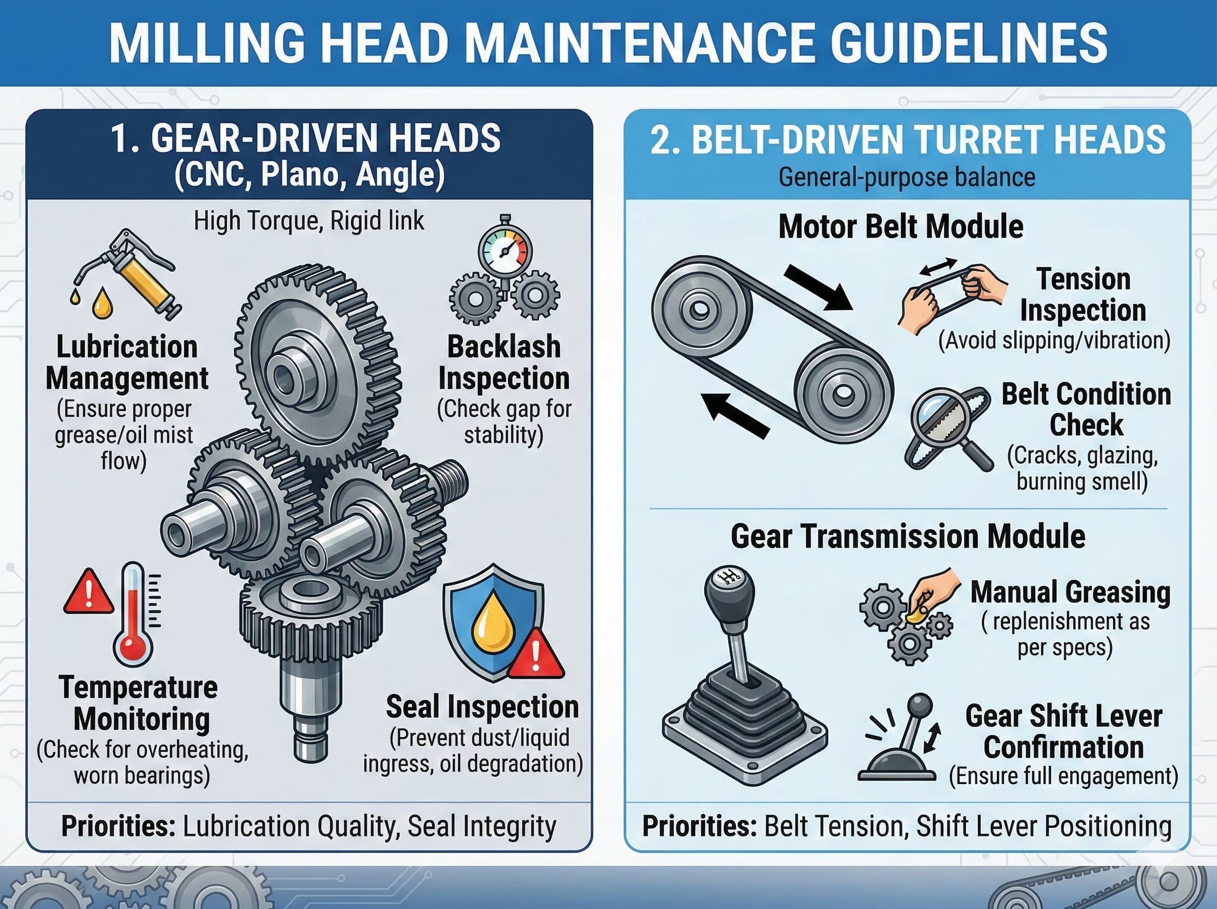 Maintenance Key Points for Milling Heads: Cultivating the Habit of Regular Maintenance Maintenance Key Points for Milling Heads: Cultivating the Habit of Regular Maintenance