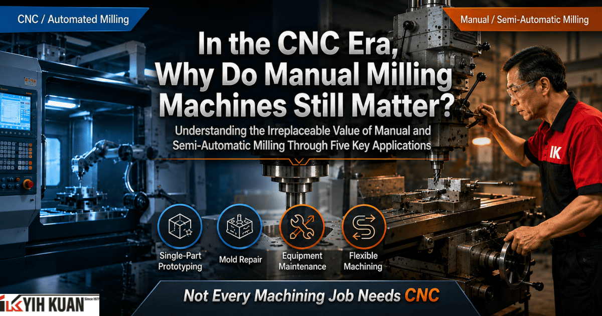 Understanding the Irreplaceable Value of Manual and Semi-Automatic Milling Through Five Key Applicat Understanding the Irreplaceable Value of Manual and Semi-Automatic Milling Through Five Key Applicat
