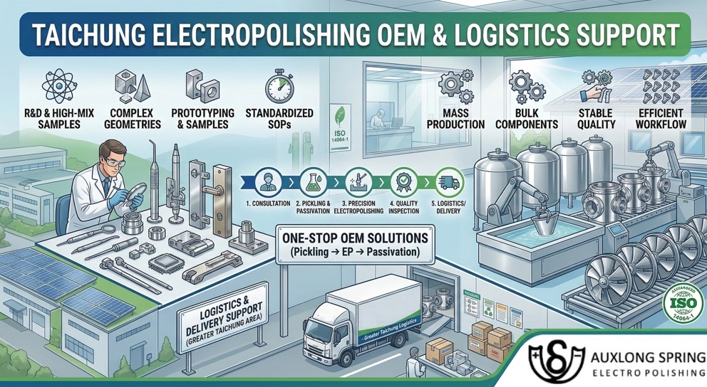 Taichung Electropolishing Factory Recommendation: OEM Process & Local Logistics Support Taichung Electropolishing Factory Recommendation: OEM Process & Local Logistics Support