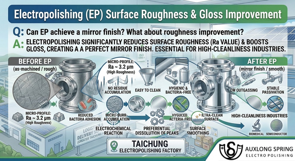 Can Stainless Steel Electropolishing Achieve a Mirror Finish? How Much Does It Improve Surface Rough Can Stainless Steel Electropolishing Achieve a Mirror Finish? How Much Does It Improve Surface Rough